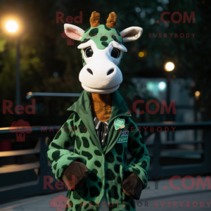 Forest Green Giraffe mascot...