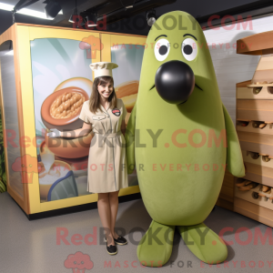 Oliven Hot Dog maskot...