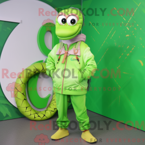 Limegrønn...