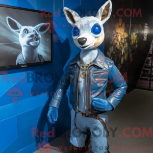 Blue Deer-mascottekostuum...