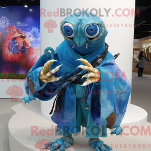 Blue Eremit Crab maskot...
