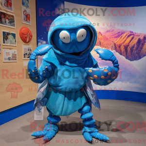 Maskottchenkostüm Blauer...