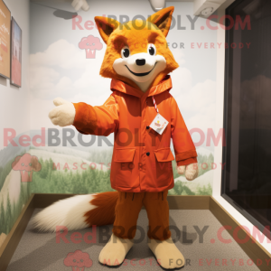 Red Fox maskot kostume...
