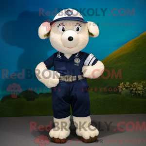 Máscara Navy Sheep com...