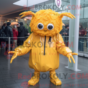 Maskottchenkostüm Gold Crab...