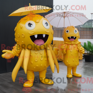 Gold Crab Cakes maskot...