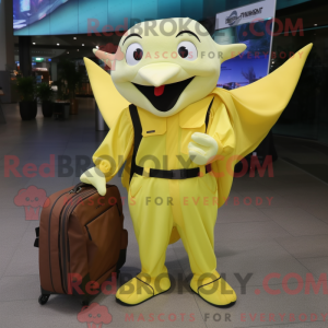 Costume de mascotte de raie...