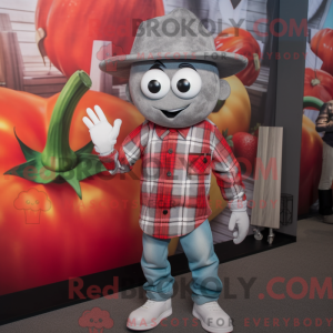 Silver Tomato mascot...