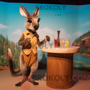 Kænguru maskot kostume...