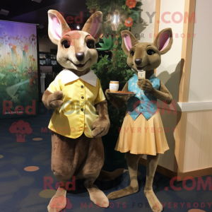 Kænguru maskot kostume...