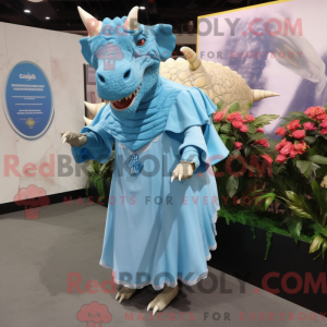 Himmelblå Triceratops...