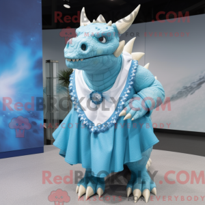 Himmelblå Triceratops...
