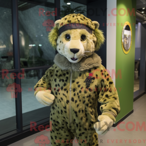 Costume mascotte de guépard...