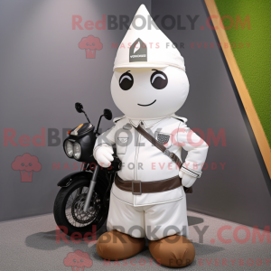White Pear-mascottekostuum...