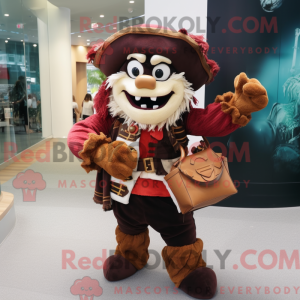 Piratmaskotdraktfigur kledd...