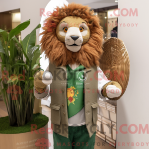 Olive Lion maskotkostyme...
