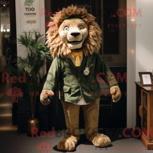 Olive Lion maskotkostyme...