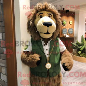 Olive Lion maskotkostyme...