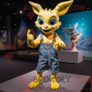 Gul Chupacabra maskot...