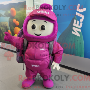 Magenta Squash maskot...