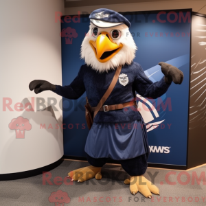Personaggio mascotte Navy...