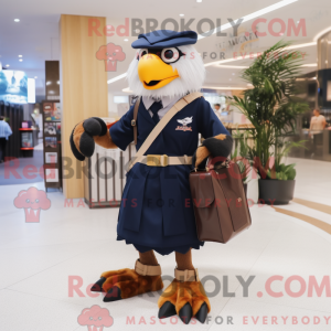 Personaggio mascotte Navy...