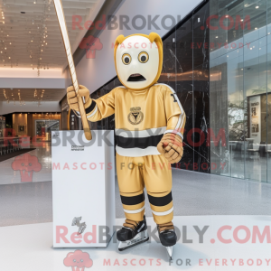 Gold Ice Hockey...