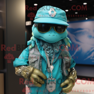 Turkis Marine Recon maskot...