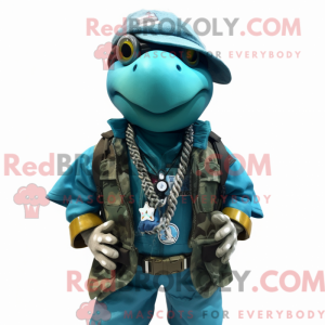 Turkis Marine Recon maskot...