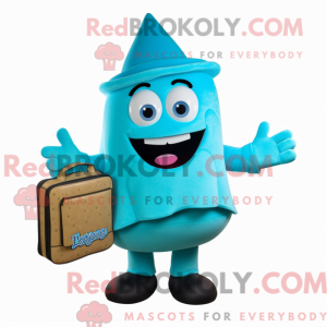 Turquoise Lasagna mascot...