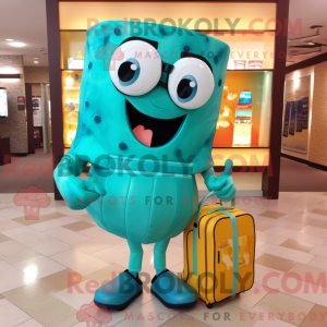 Turquoise Lasagna mascot...