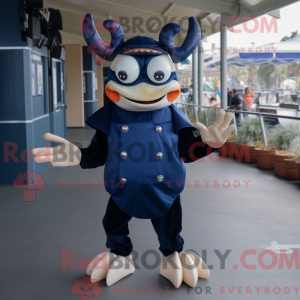 Navy Crab mascot costume...