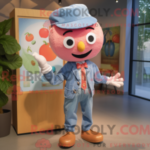 Peach Magician maskot...