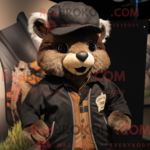 Brown Skunk-mascottekostuum...