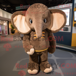 Máscara de elefante morena...