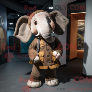 Brown Elephant mascot...