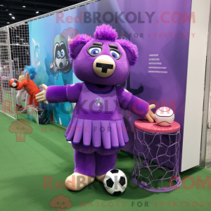 Purple Soccer Goal...