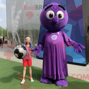 Purple Soccer Goal...