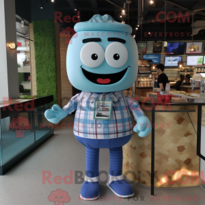 Blue Burgers maskot kostume...