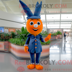 Navy Carrot Maskottchen...