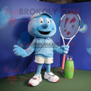 Sky Blue Tennis Racket...