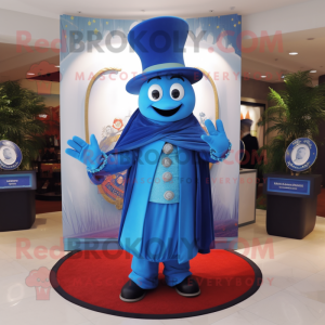 Blue Ring Master maskot...