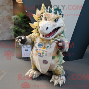Cream Stegosaurus...