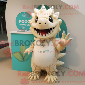 Cream Stegosaurus...