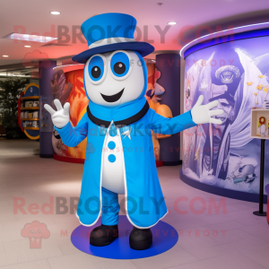 Blue Ring Master maskot...