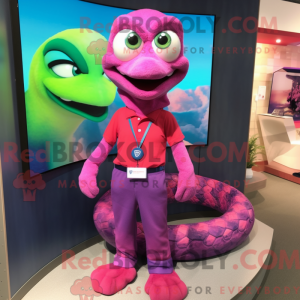 Disfraz de mascota Magenta...
