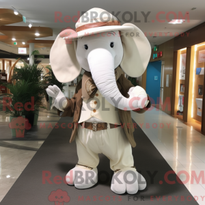 Máscara de elefante creme...