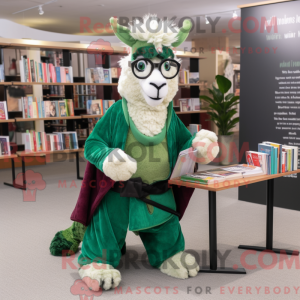 Forest Green Lama maskot...