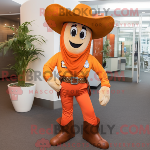 Orange Cowboy maskot...