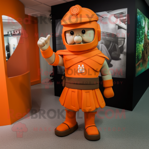 Orange romersk soldat...